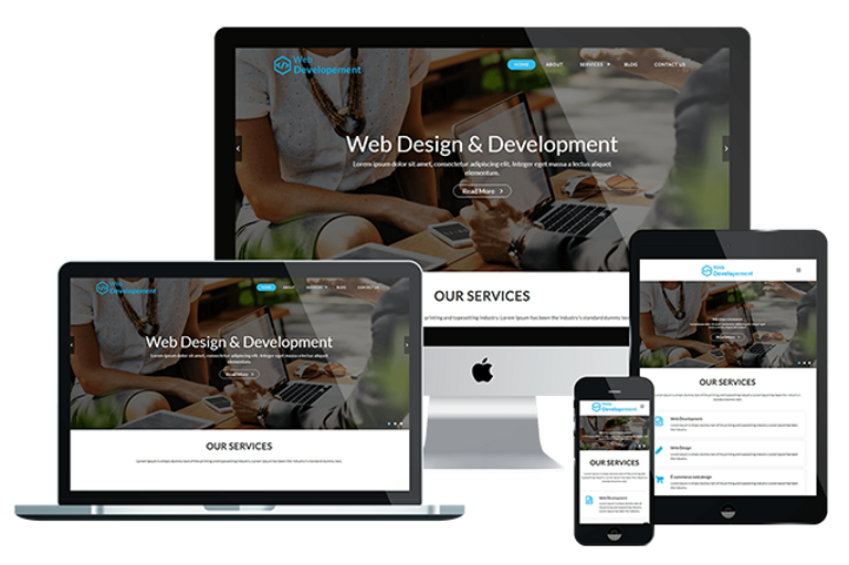 Responsive website design and development services